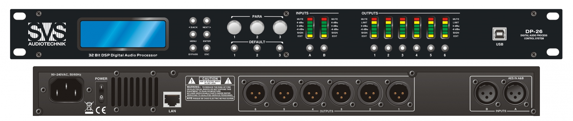 SVS Audiotechnik DP-26 Цифровой процессор: 2 входа 6 выходов в Находке