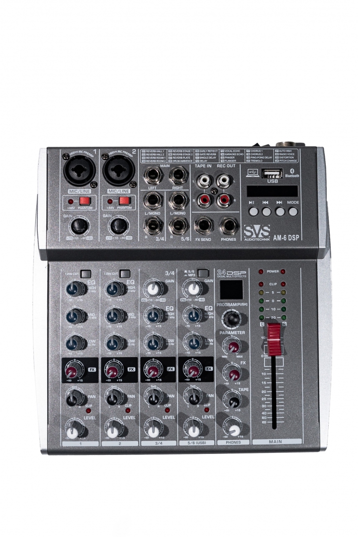 SVS Audiotechnik mixers AM-6 DSP Микшерный пульт аналоговый, 6-канальный SVS Audiotechnik mixers в Находке