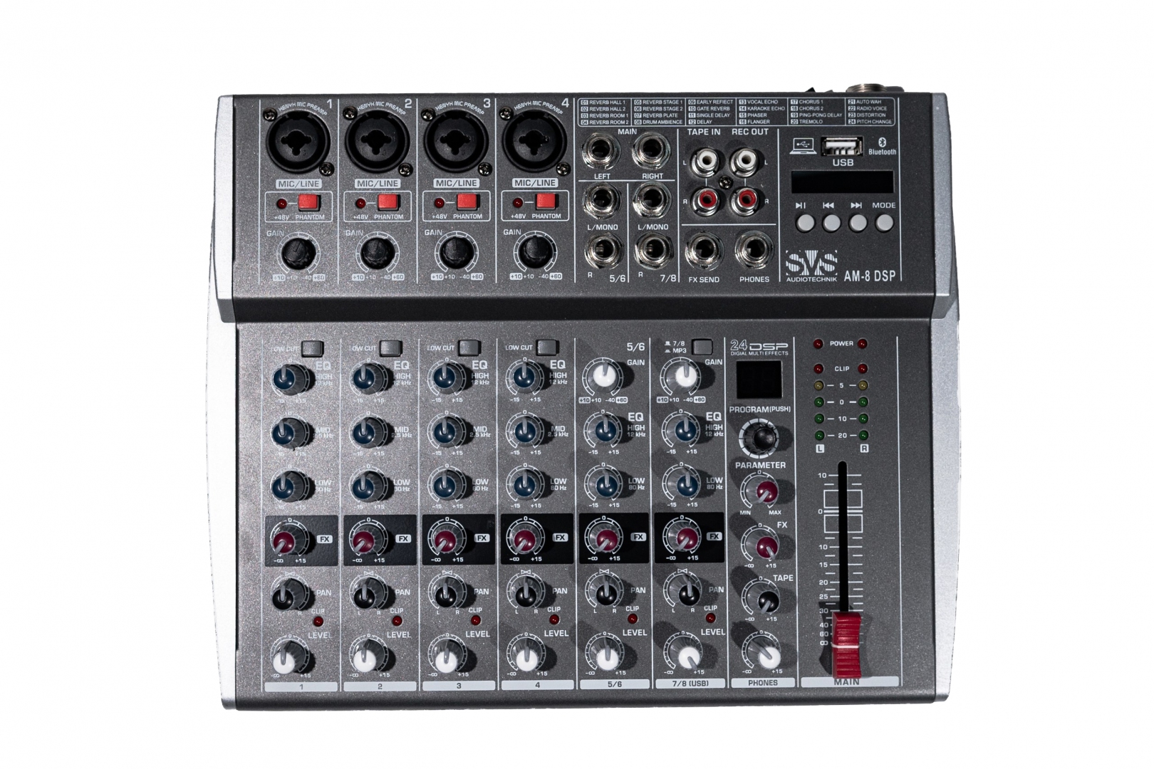 SVS Audiotechnik mixers AM-8 DSP Микшерный пульт аналоговый, 8-канальный в Находке
